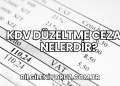 KDV Düzeltme Cezası Nelerdir?