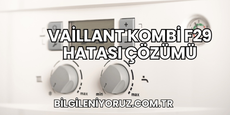 Vaillant Kombi F29 Hatası Çözümü