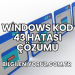 Windows Kod 43 Hatası Çözümü