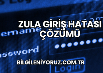 Zula Giriş Hatası Çözümü