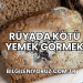 Rüyada Kötü Yemek Görmek